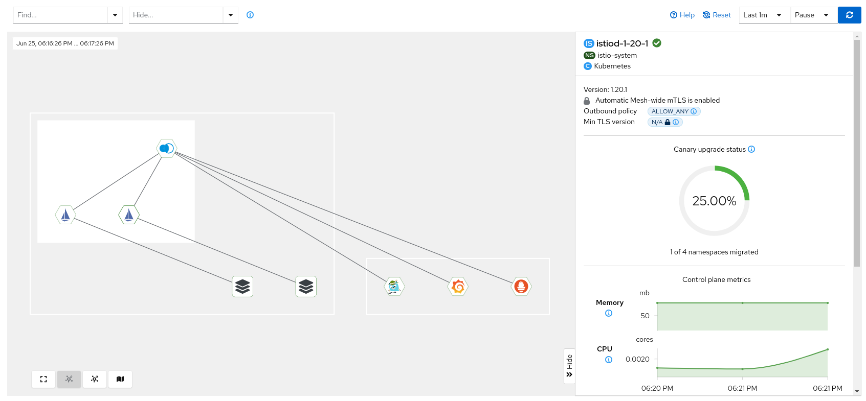 Canary upgrade process